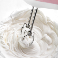 Square photo of whipped aquafaba
