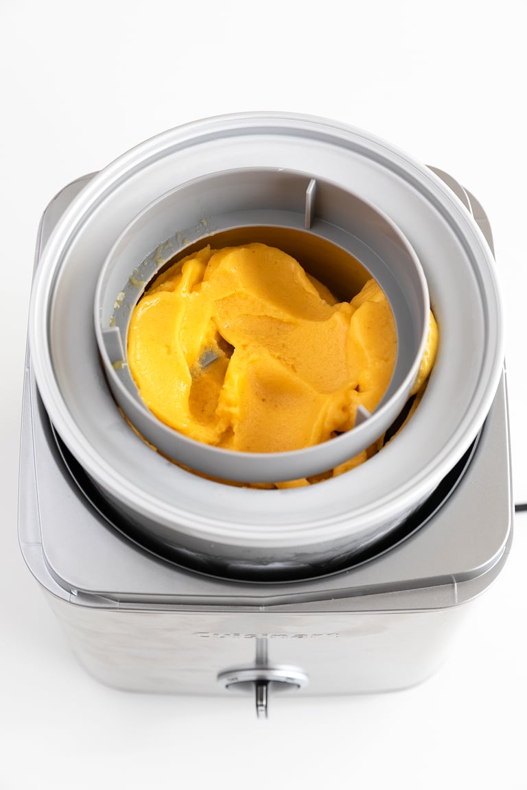 How To Make Sorbet. - Learn how to make sorbet at home with any fruit. It only requires 4 ingredients: fresh fruit, water, dates (or any sweetener) and lemon juice. #vegan #glutenfree #simpleveganblog