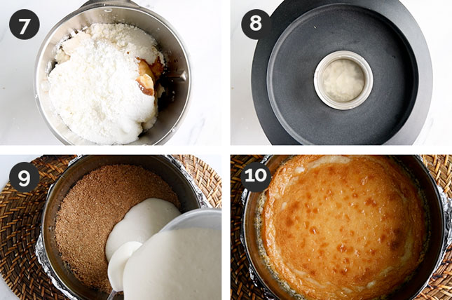 Step-by-step photos of how to make the filling of this recipe
