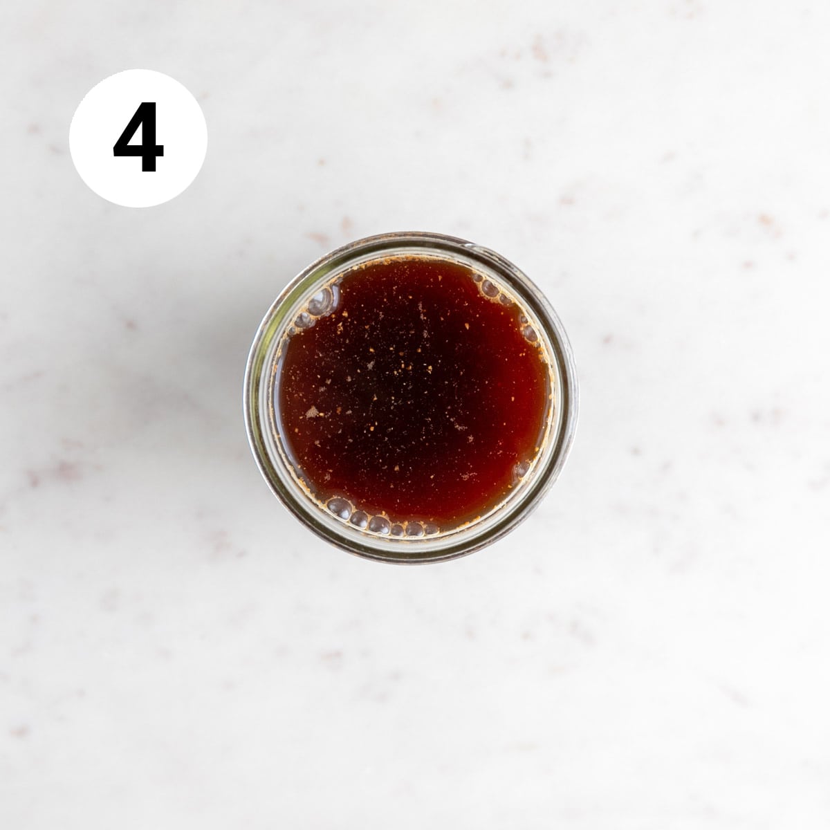 Sauce in a jar.